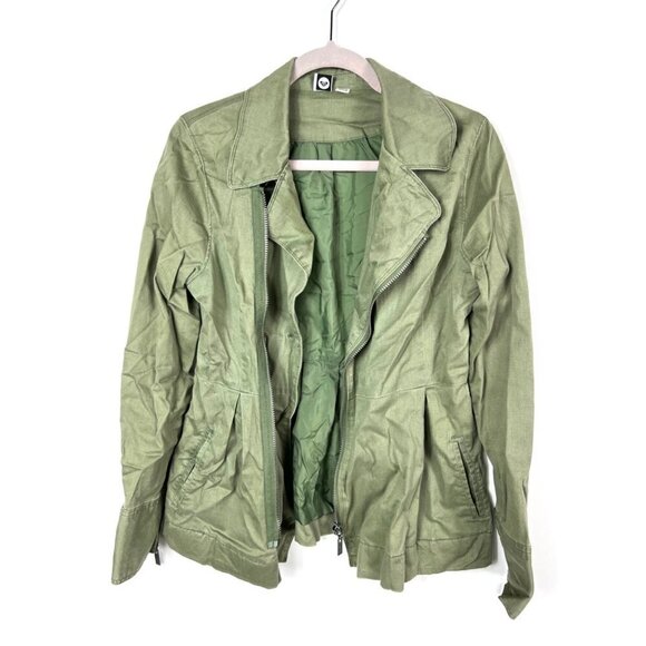 Roxy green zip up jacket - Picture 4 of 11